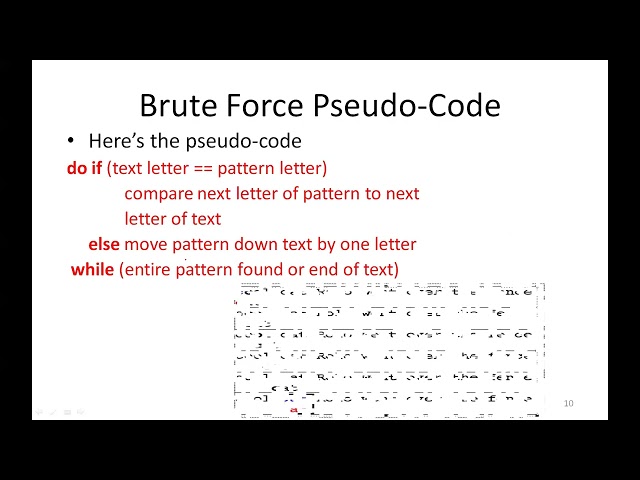 String matching Algorithm -Part 1