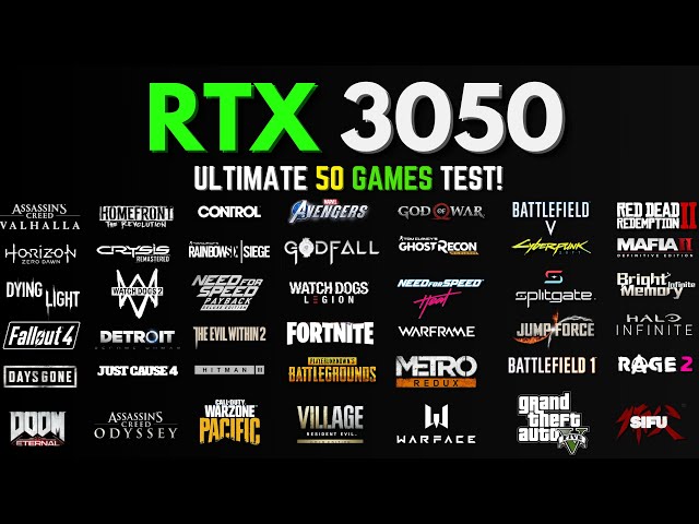 I Tested 50 Games on RTX 3050 and Found AMAZING Performance