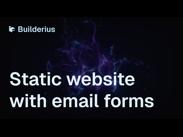 Built in WordPress, deployed as static, forms still work — Builderius shop reopens May 28