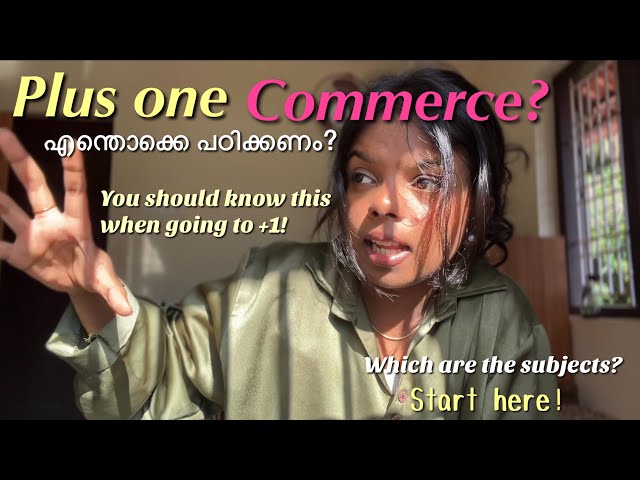 The things i wish i knew about commerce subjects before plus one!