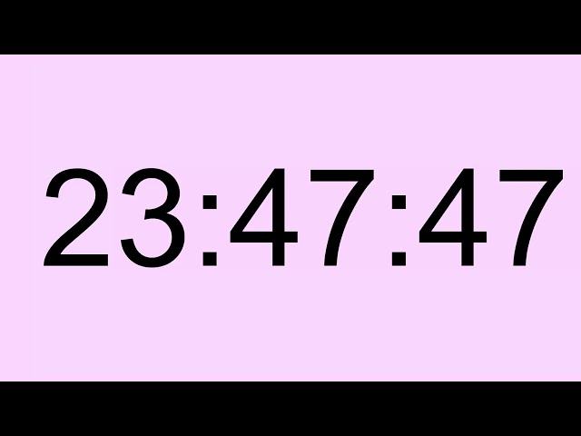 CUENTA REGRESIVA DE 24 HRS