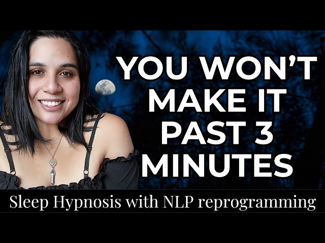 The Moment Sleep Takes Over Is Easy to Miss | Sleep Hypnosis (Black Screen)