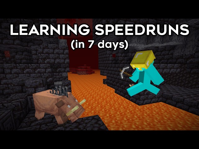 How I Learned Speedrunning In A Week (in Minecraft)