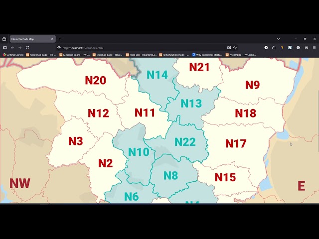 Creating a Clickable SVG Map with Hover Effects  Web Dev Project