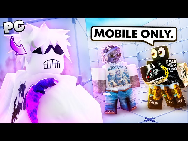 I Snuck Into A MOBILE ONLY Knife Clan