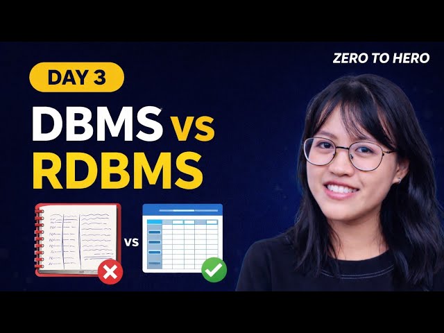 DBMS vs RDBMS Explained with Real Life Example | Register vs Table | SQL Day 3