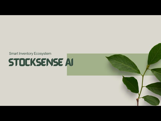 STOCKSENSE AI —LARGEST VIRTUAL PARTICIPANTS IN A AN E-COMMERCE INNOVATION PLATFORM