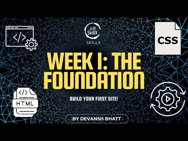 Week 1 Learn Web Development in 5 Hours | HTML & CSS Full Course (Week 1)