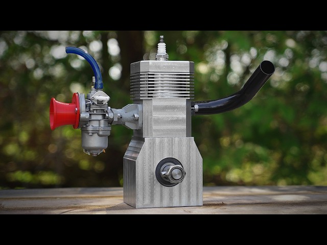 I Made a Billet Aluminum Two-Stroke Engine