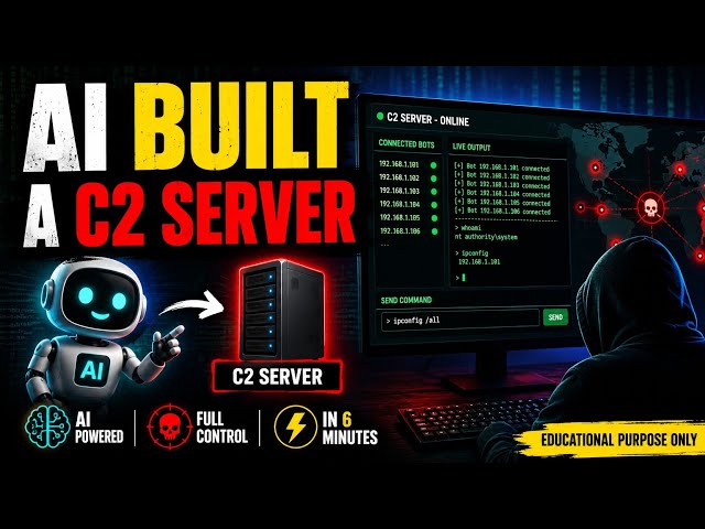 I Asked AI to Build a C2 Server... It Actually Worked.