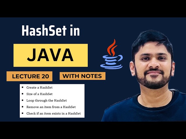 HashSet in Java | Built-in HashSet Methods | Java Tutorial for Beginners | Amit Thinks
