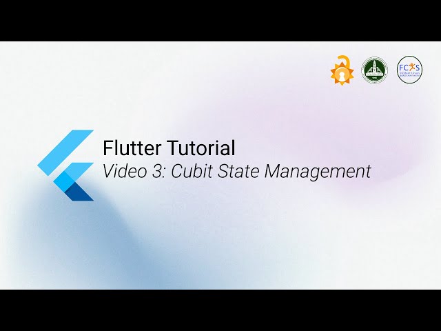Flutter Advanced Guide | 03 - State Management with Cubit
