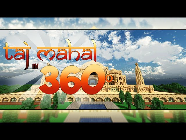 [MINECRAFT] Taj Mahal in 360°