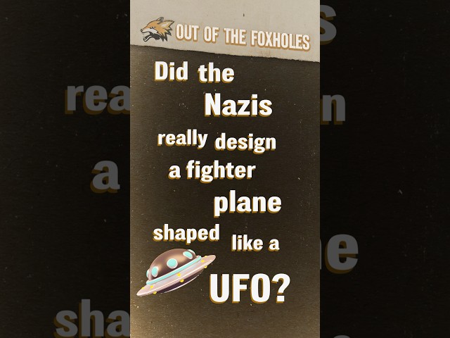 Did the Nazis Really Build a UFO-Shaped Plane? #shorts #OOTF