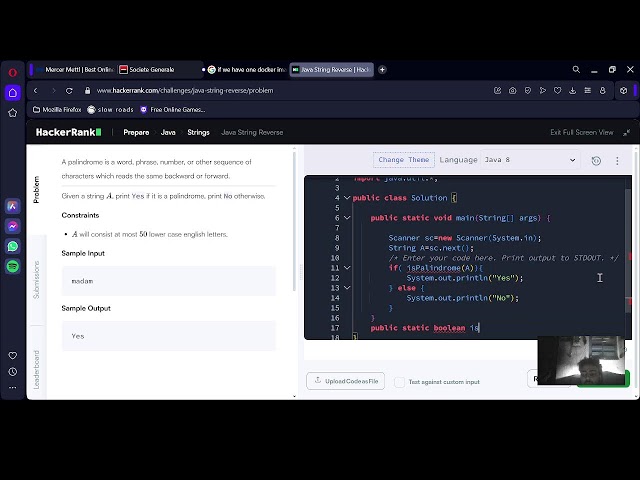 Hackerrank Online Problem Solving Java
