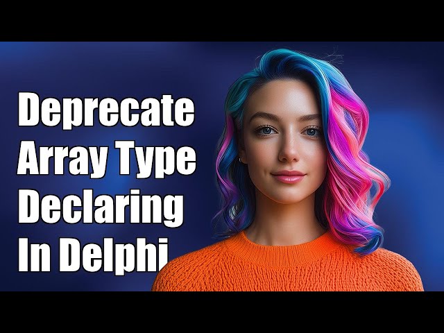 How to Deprecate Array Type Declaration in Delphi: A Step-by-Step Guide
