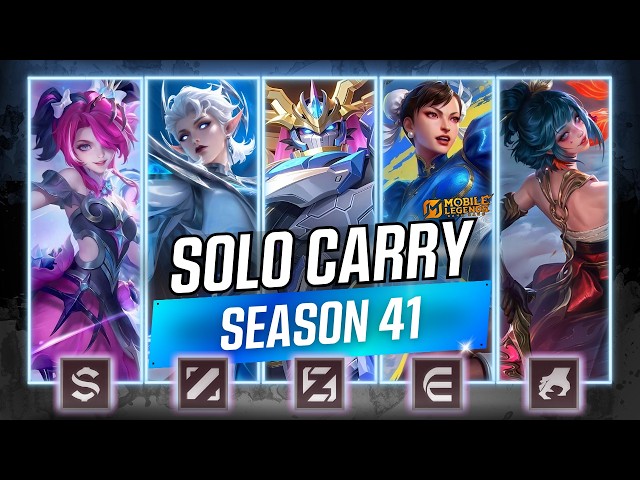 BEST Solo Carry Heroes in Season 41! Updated Meta List for Every Role