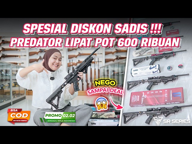 (SOLD OUT) JANGAN SAMPAI NYESEL🔥‼️ PCP Predator Mini Popor Lipat Bisa COD Seluruh Indonesia‼️