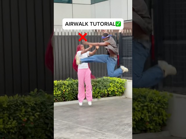 Air walk made easy✅🔥#funk #remix #airwalk #tutorial #dance #shortsfyp #slickback