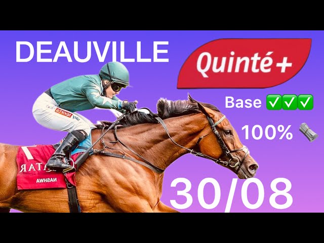 PRONOSTIC PMU QUINTÉ du JOUR DIMANCHE 30 AOÛT 2026