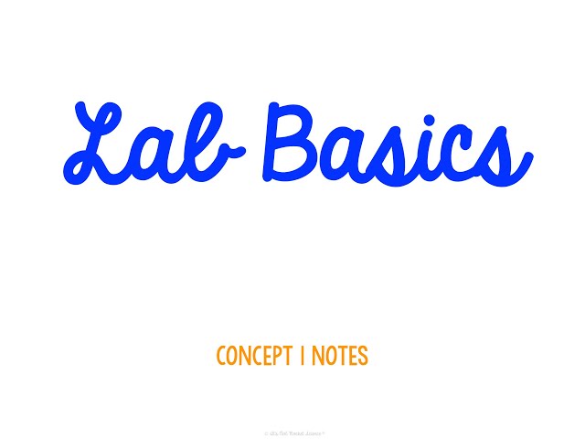 Unit 1 Science Foundations Concept 1 Notes *UPDATED*