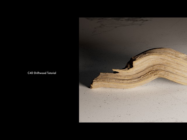 C4D Procedural DriftWood