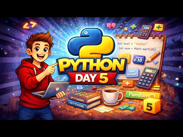 Python Day 5 | 🔥 | Start Your Python Journey Today