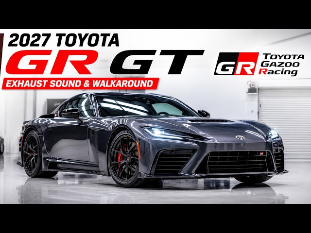 Sonido del escape y recorrido del 2027 Toyota GR GT