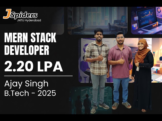 My Placement Journey at Jspiders | Hyderabad JNTU