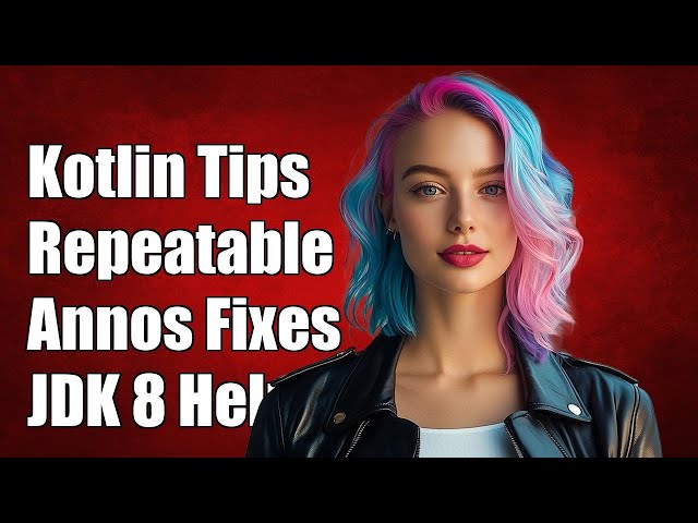 Kotlin Repeatable Annotations Not Working on JDK 8: Common Issues & Solutions