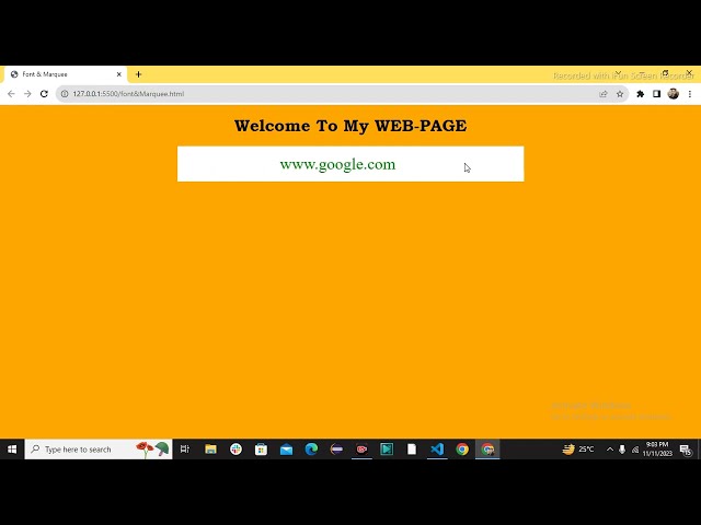 Font & Marquee tag attributes | HTML tutorial for beginners | Web Development Tutorial