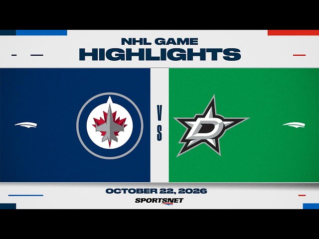 NHL Highlights | Jets vs. Stars - October 22, 2026