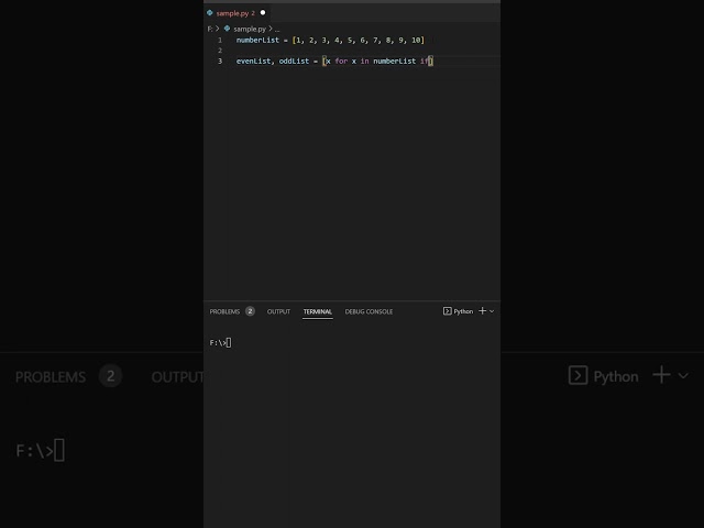 🐍 Python Tips! - List Comprehension in 60 Seconds. #shorts🩳