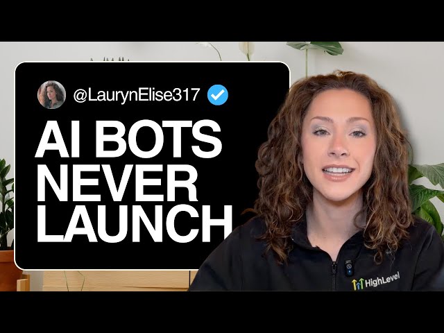 Why Most Highlevel AI Chatbots Never Get Built (And How to Fix It) pt.1