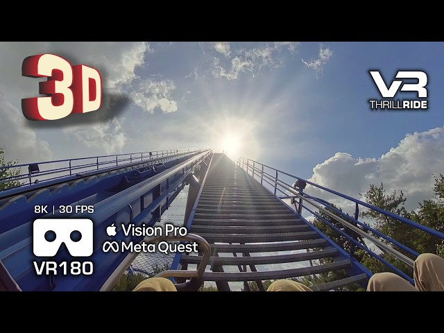 3D Fēnix: The Ultimate Wing Coaster Experience #vr180 8K - Soar Through the Skies of Toverland