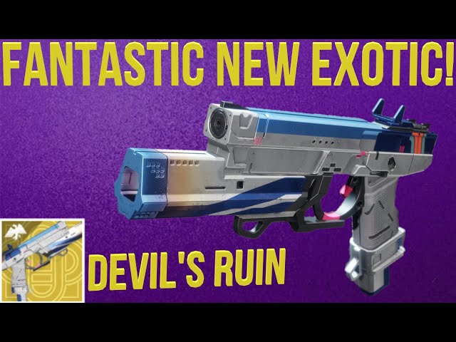 Devil's Ruin Is Fantastic! NEW Exotic Sidearm Review - Destiny 2 Season Of Dawn