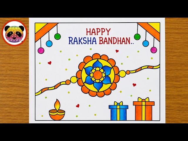 Rakhi Drawing / Rakhi Drawing Easy / How to Draw Rakhi Step By Step / Raksha Bandhan Drawing / Art