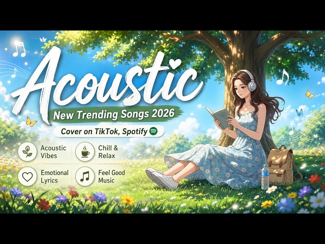 🐻Trending Spotify Playlist 2026 ~ Healing English Songs🧡|| Acoustic Chill & Positive Vibes Music