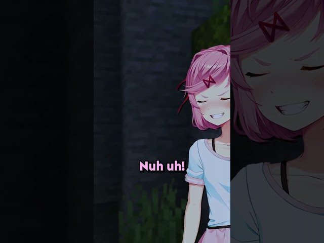 Sayori thinks everything is DIAMONDS?!💎(DDLC Voiced Animation) #ddlc #shorts