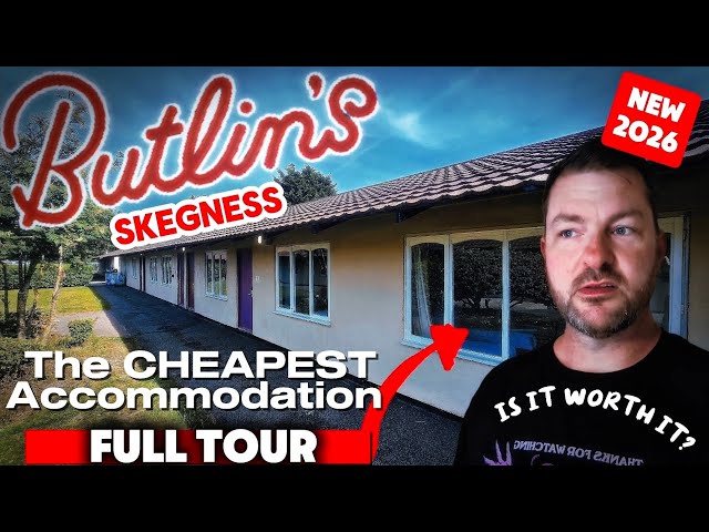 Butlin's Skegness - STANDARD Room FULL TOUR - The CHEAPEST Accommodation in the UK 😲