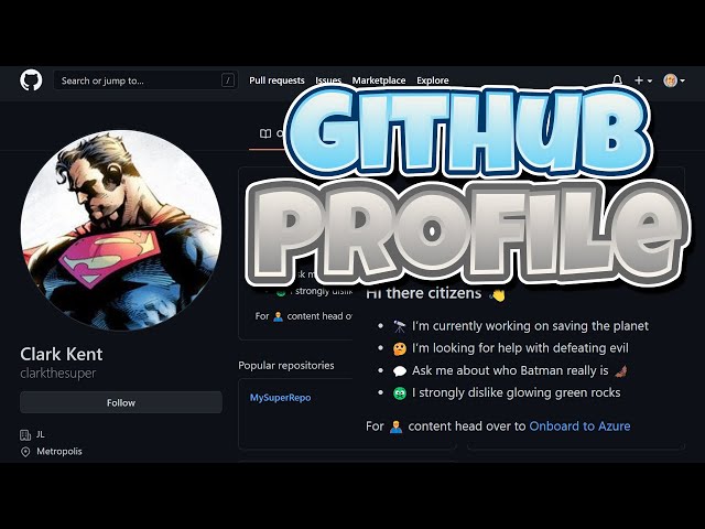 Create an Awesome GitHub Profile Page