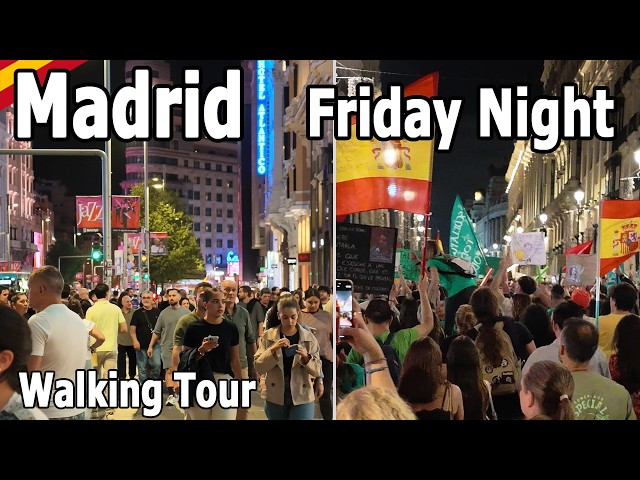 Madrid Walking Tour [4K] High temperature in the city center 🚶 October 16, 2026 SPAIN 🇪🇸