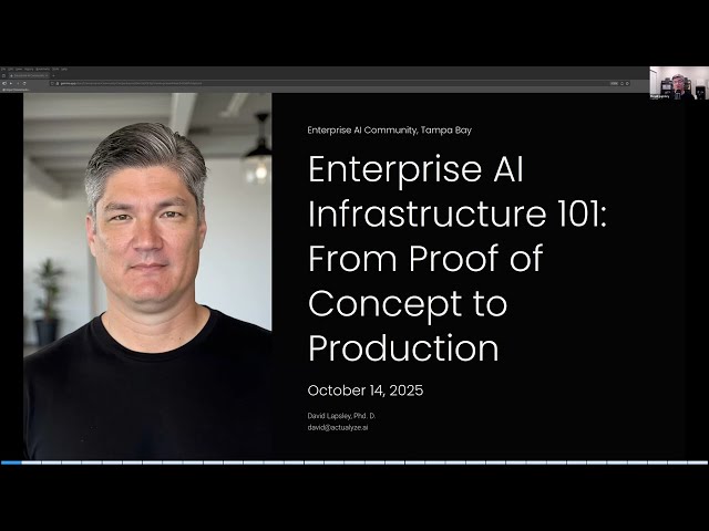 Enterprise AI Infrastructure 101: From Proof of Concept to Production