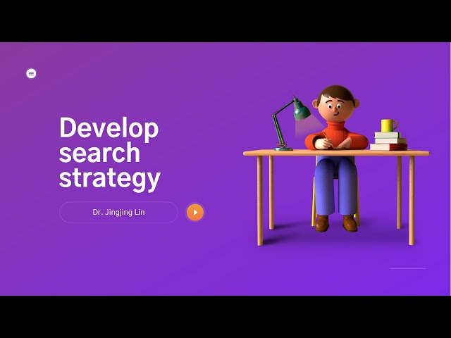 EP12 - Develop search strategy: fishing relevant literature for your research