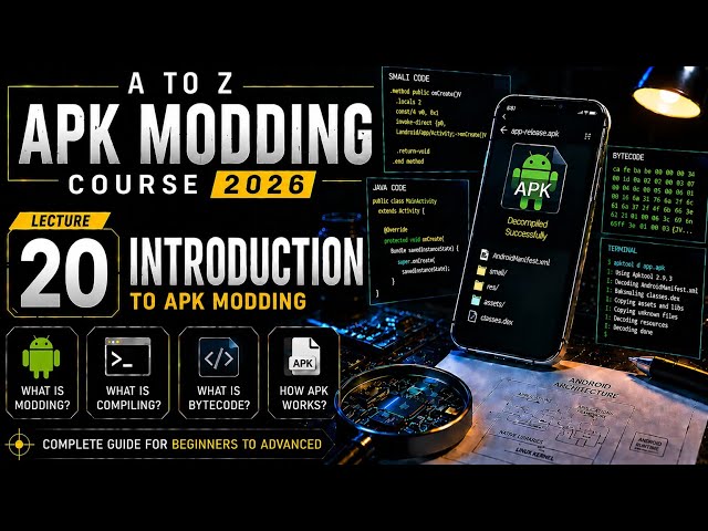 APK Modding Course 2026 | Lecture 20 | What are Data Types? Explained
