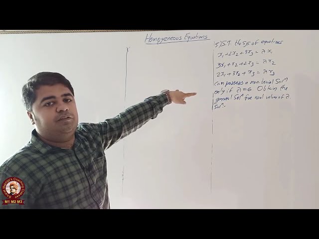 Homogeneous Equations Part-2