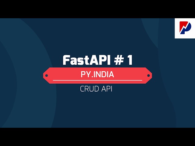 FastAPI CRUD API Tutorial in Hindi 🔥 | Create, Read, Update, Delete | Python FastAPI