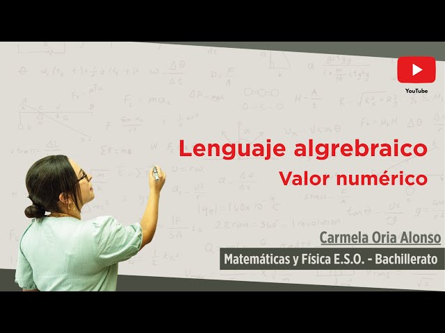 Valor numérico de una expresión algebraica