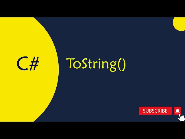 C# Basics :15 Tostring() in Telugu