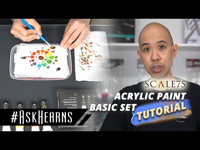 Scale 75 Artist Range Acrylic Paint Basic Set Tutorial | SCALE 75 | #askHearns